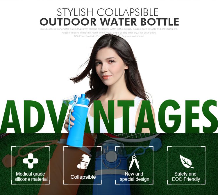 Reusable Water Bottles Bulk | Silicone Space Water Bottle