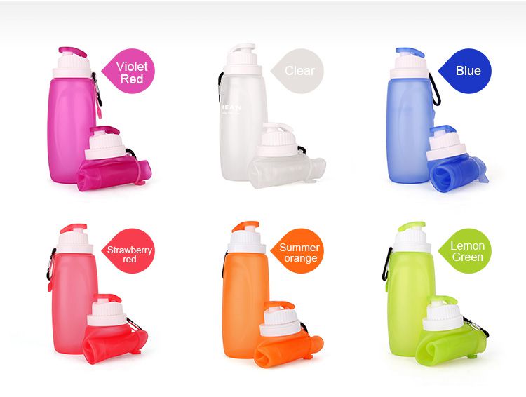 eco friendly wholesale reusable collapsible water bottles