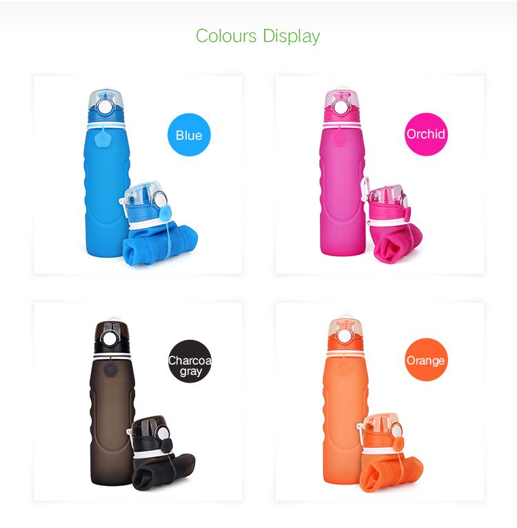 collapsible water bottle 1 litre