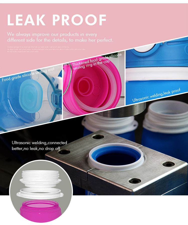 Leak proof Packable Water Bottle