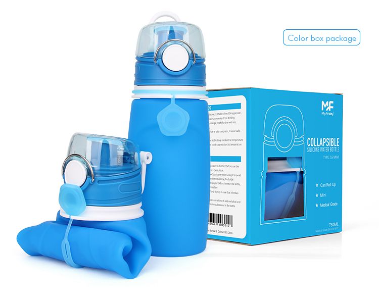 packable size water bottle easy to carry