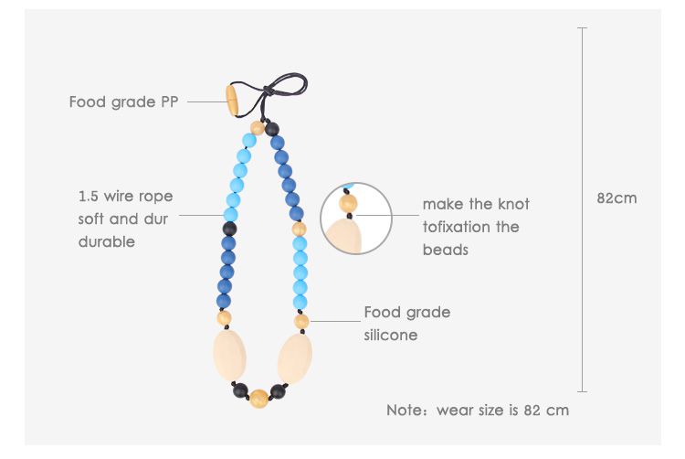 buy silicone teething necklace come to KEAN Silicone