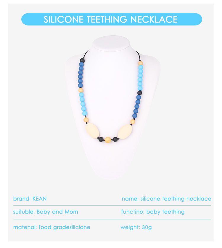DIY silicone teething necklace
