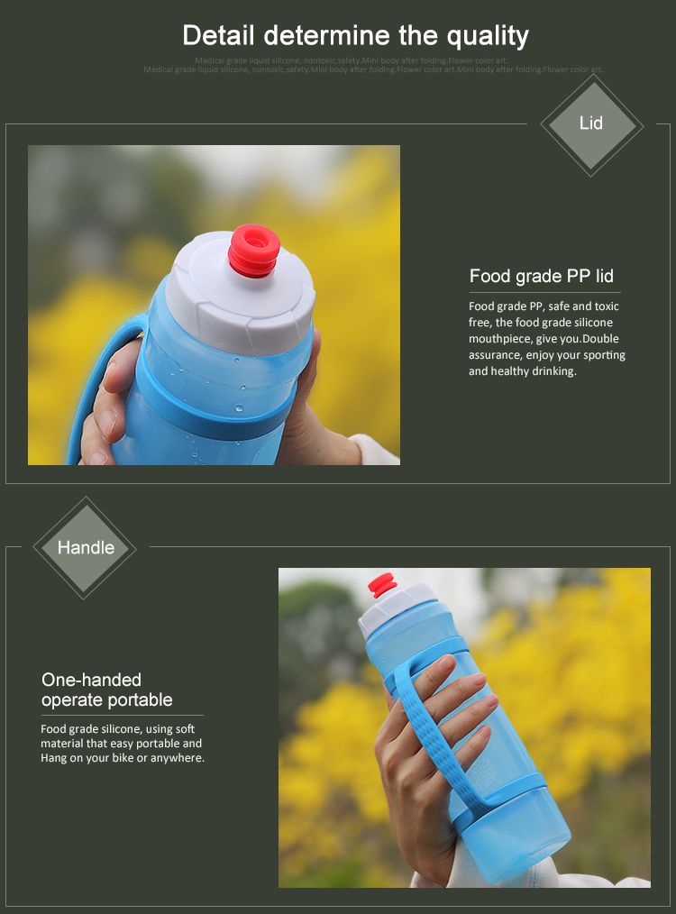 runner water bottle Portable and drinking with one-handed