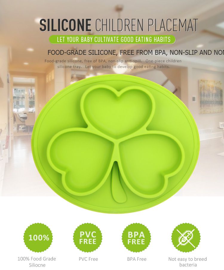 silicone placemat plate