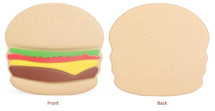 Best baby teether hamburger