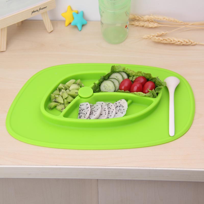 silicone baby plate