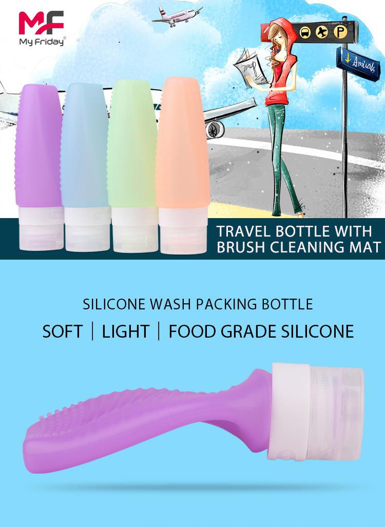 Silicone Travel Bottles UK, Custom Squeezable Travel Bottle