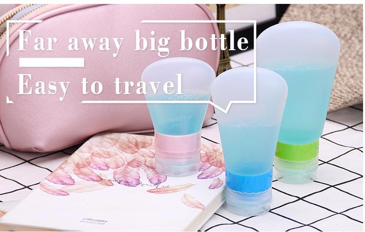 No Leak Travel Bottles, Leak Proof Silicone Travel Bottles