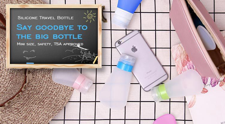 Squeezy travel bottles, TSA approved large travel bottles