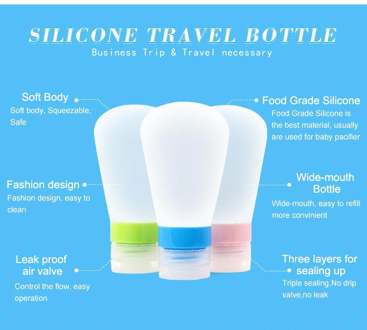 Squeezy travel bottles