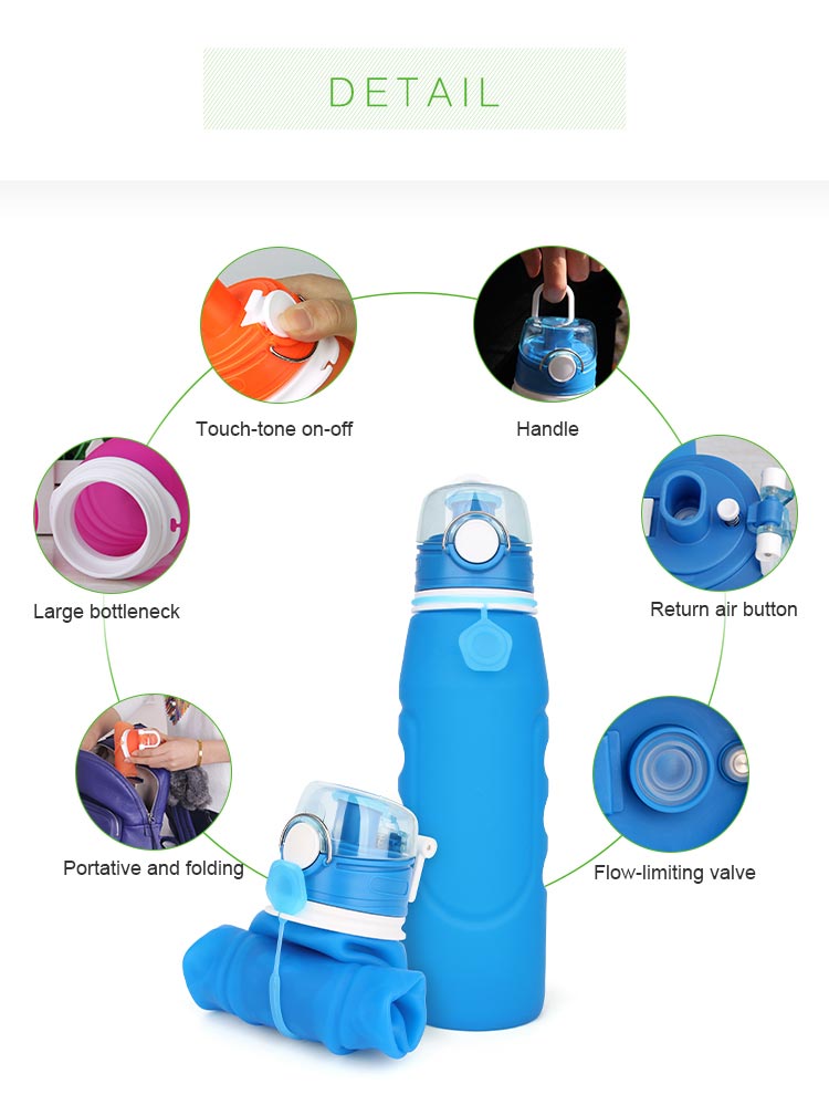 reusable foldable water bottle