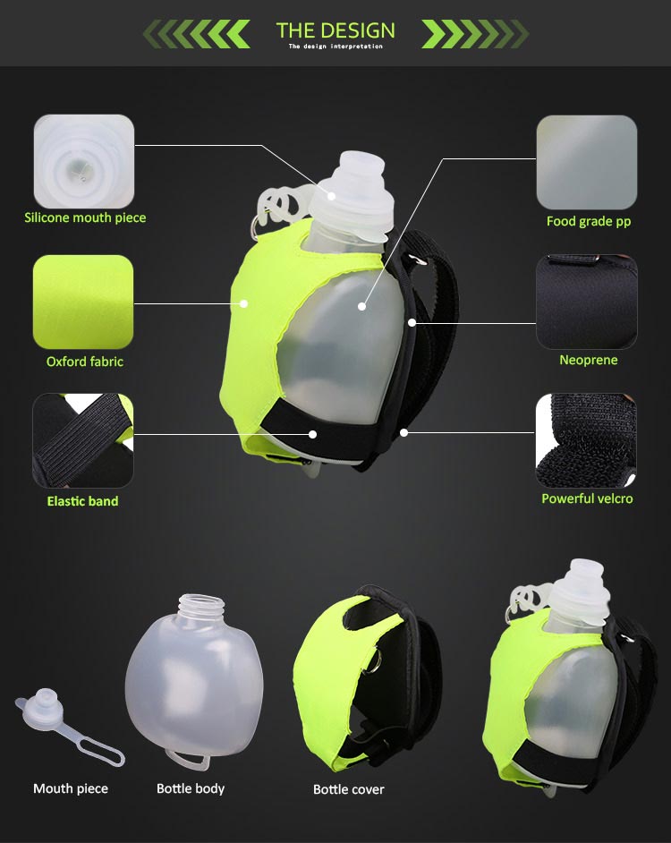 Food grade PP running water bottle