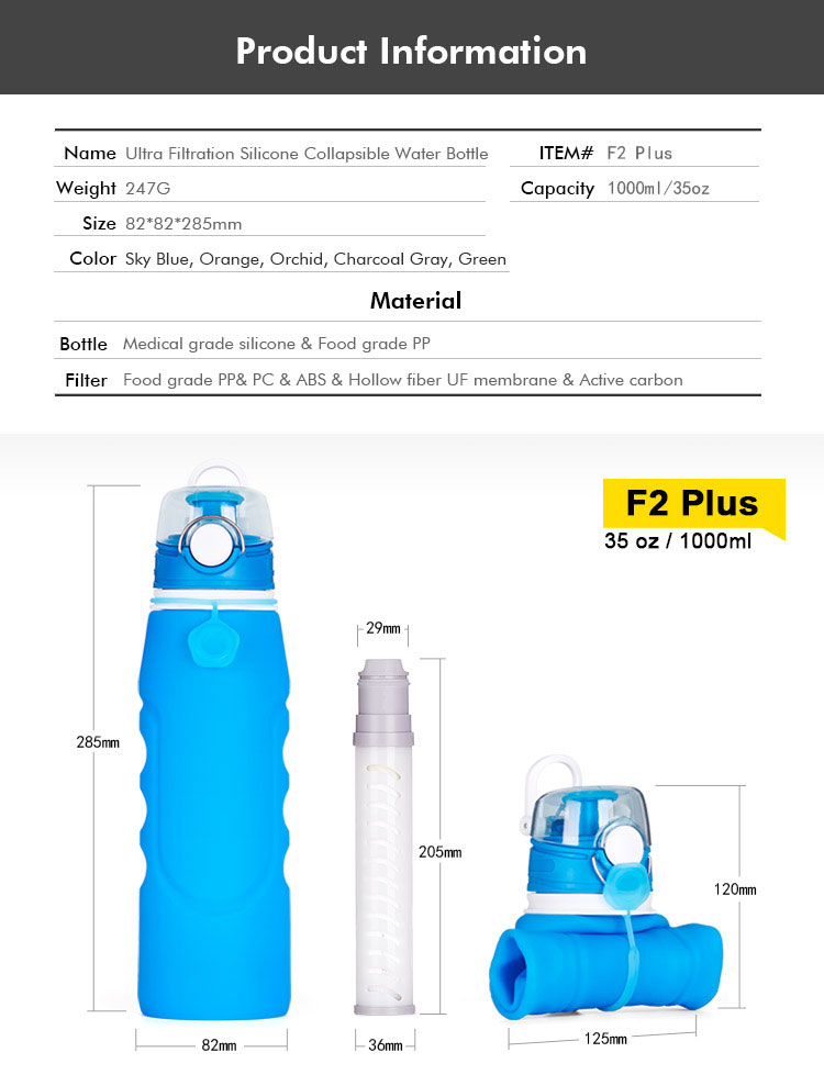 portable water filter bottle