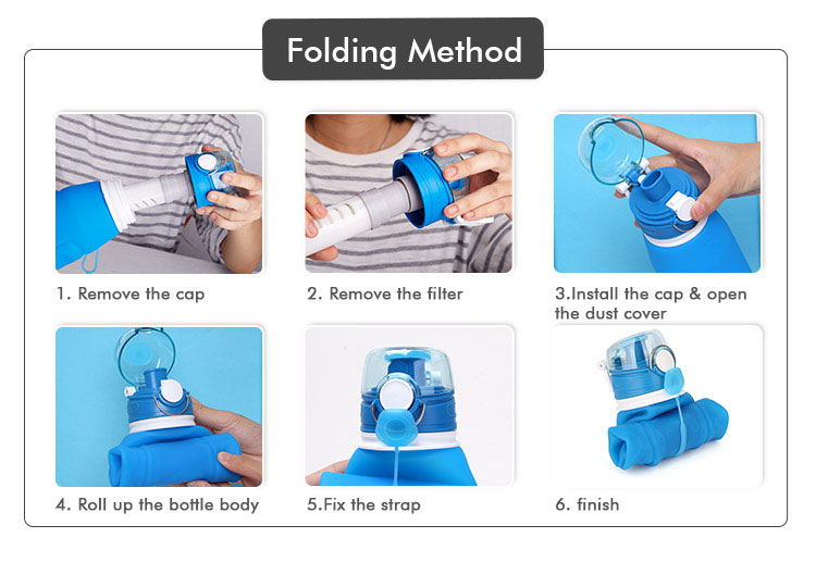 Collapsible water bottle