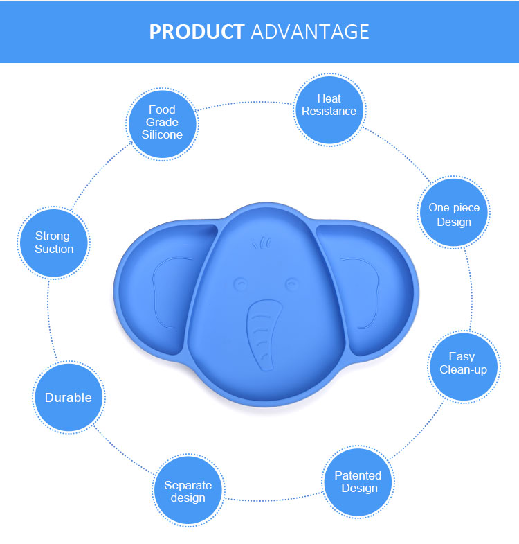 Silicone Bowl and Silicone Plate