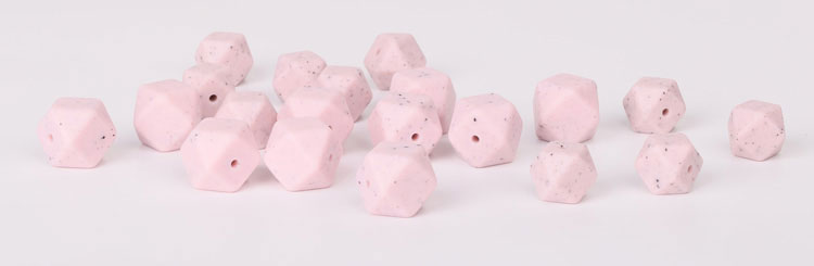 silicone pink marble beads australia