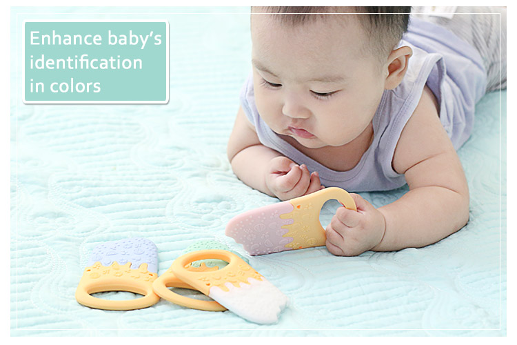 ice cream Silicone teether wholesale