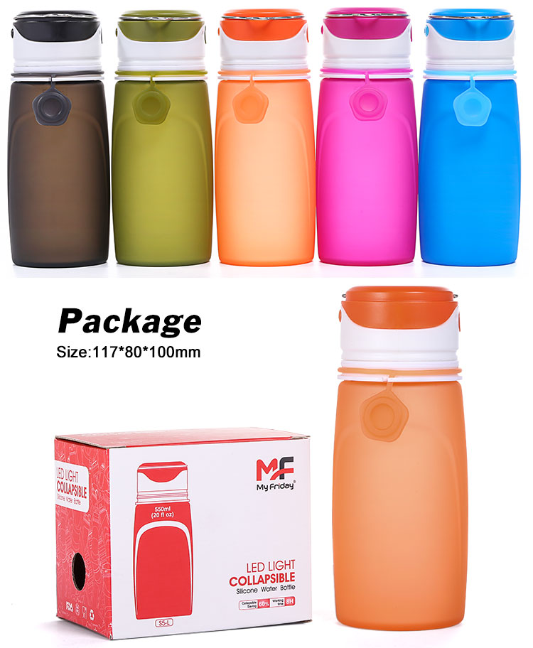 led water bottle package