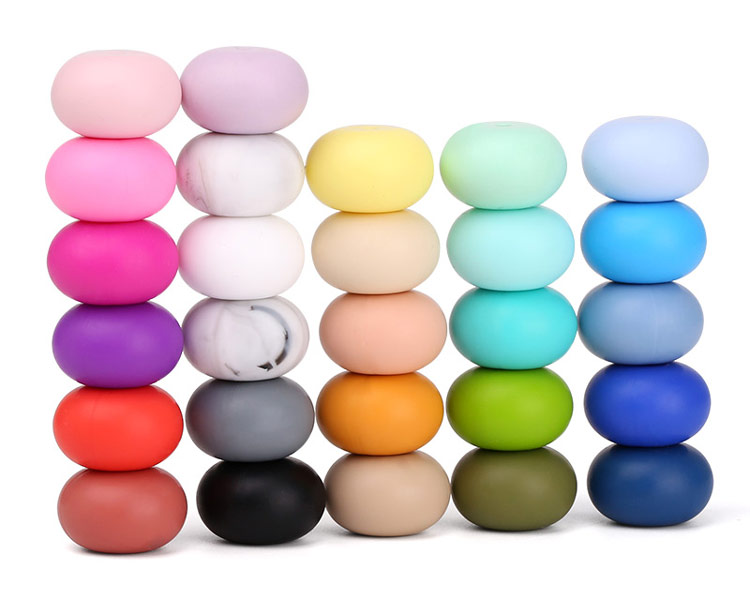 Silicone Teething Beads Bulk