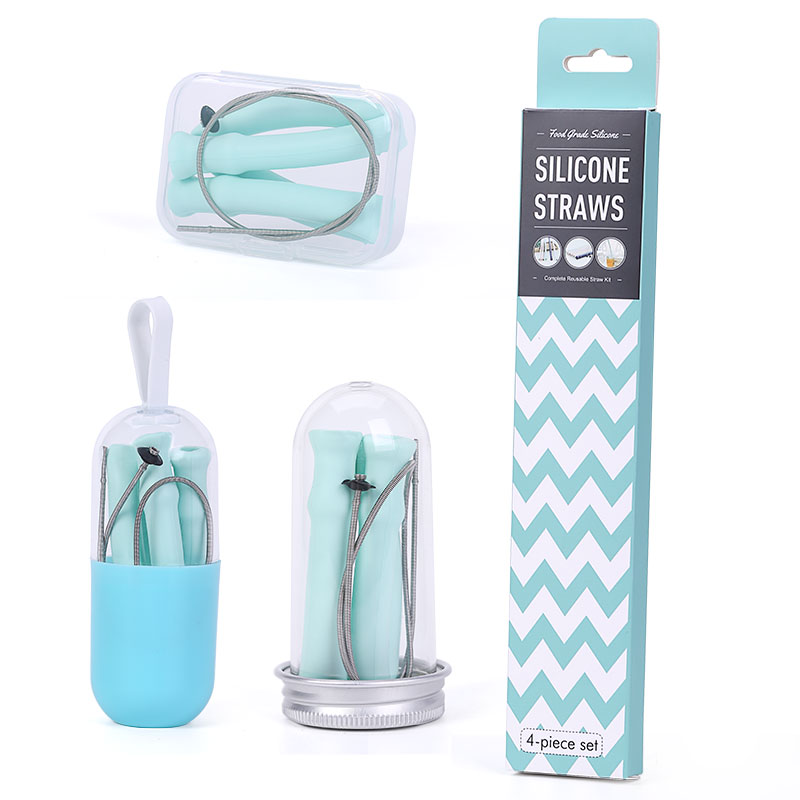 Collapsible Straws Packing