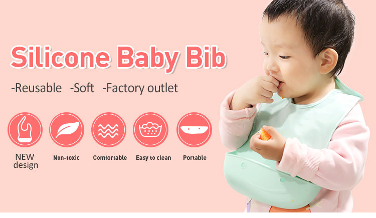 Best Silicone Baby Bibs, Waterproof Baby Dribble Bibs for Toddlers