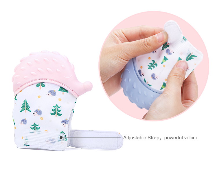 silicone teething mitten bpa free