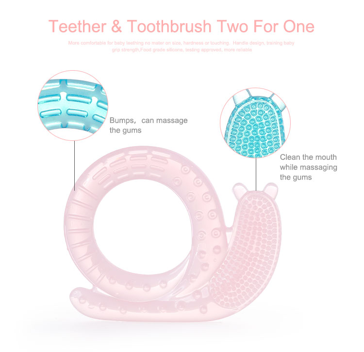 Silicone Teether with Bristles