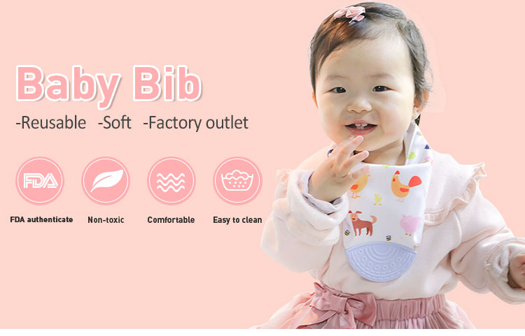Baby Teething Bibs Wholesale, Nuby Baby Bandana Bib With Teether 2019