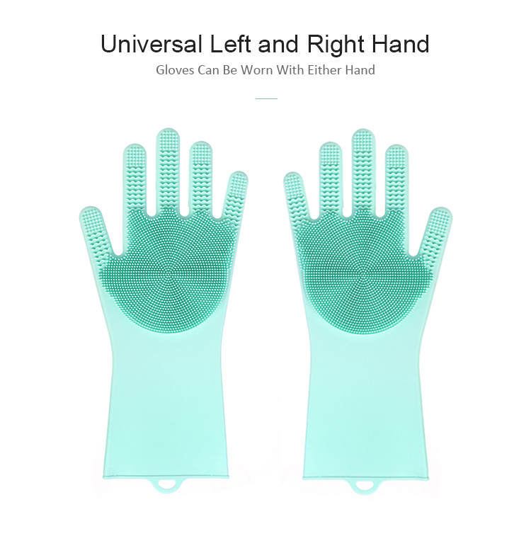 Dishwashing Gloves with Scrubber