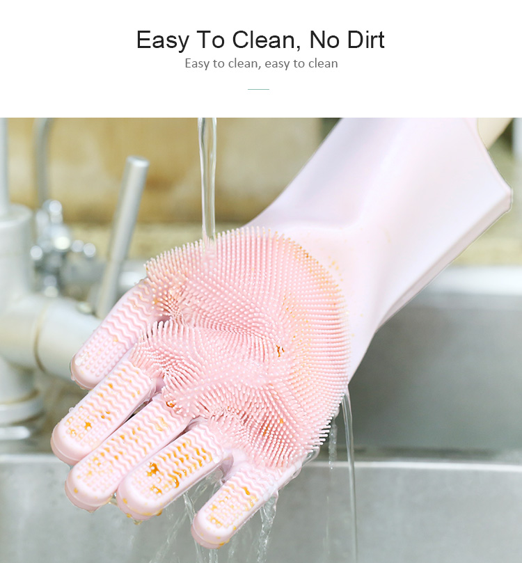 silicone cleaning gloves