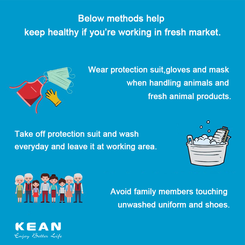 Below methods help keep healthy if you’re working in fresh market.
