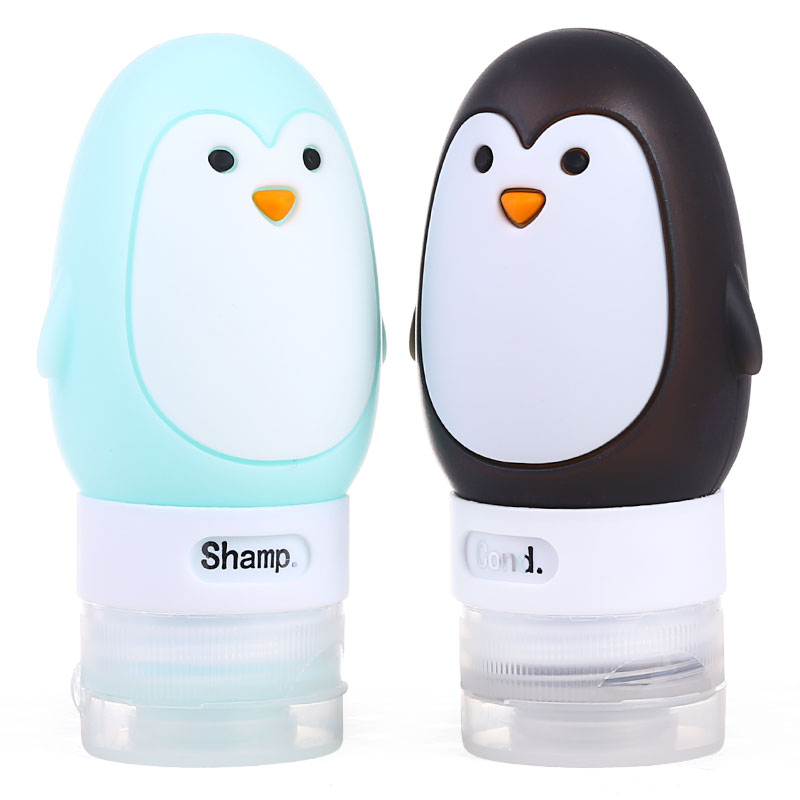 Penguin travel bottle