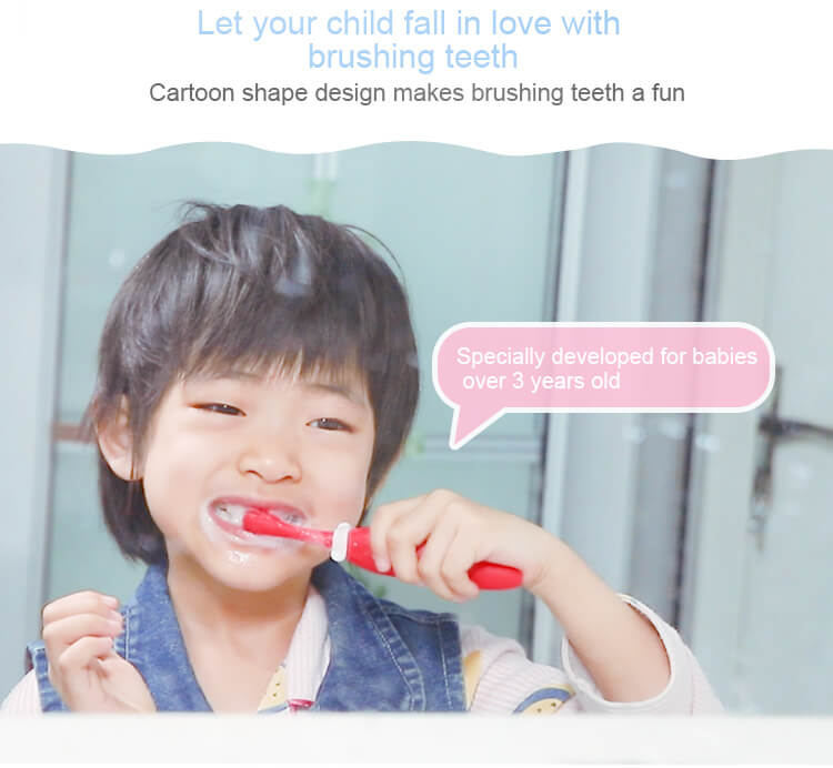 Baby silicone toothbrush