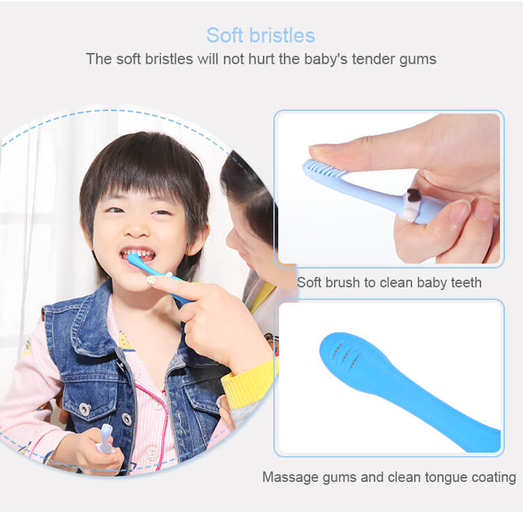 Use of silicone toothbrush