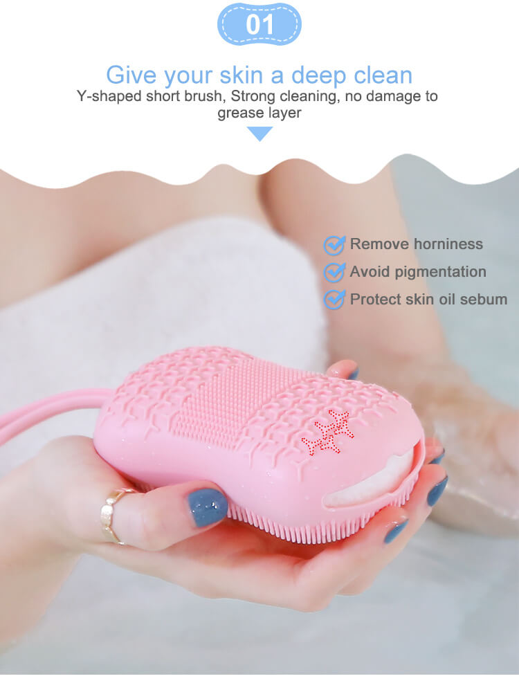 Silicone bath brush wholesale