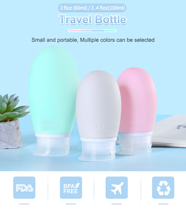 Empty Travel Set Bottles Manufacturer, Low Price Refillable Travel Bottles