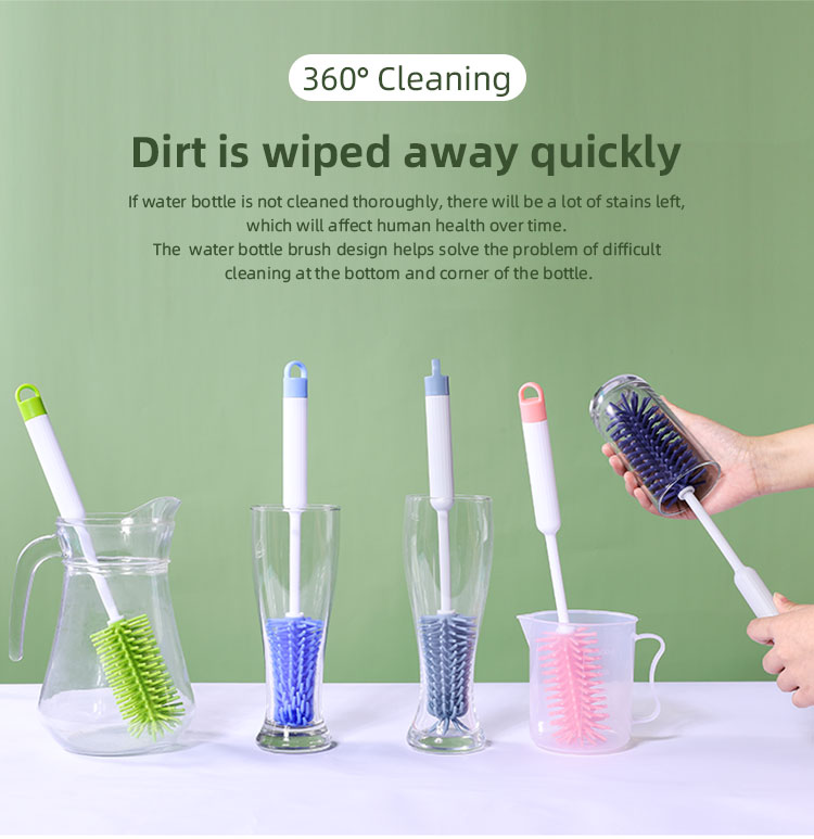 Water Bottle Cleaning Brush with Handle